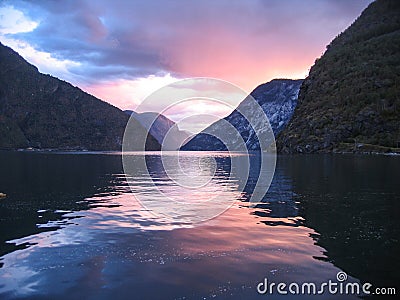 Norway fjords Stock Photo