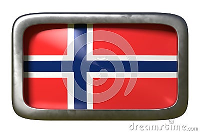 Norway flag sign Stock Photo