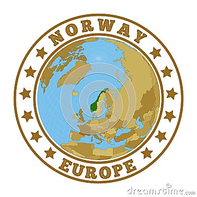 Norway logo. Vector Illustration