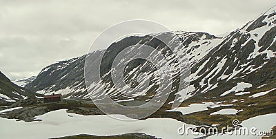 Norway, More og Romsdal County, mountains and glaciers Stock Photo