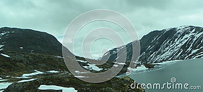 Norway, More og Romsdal County, mountains and glaciers Stock Photo
