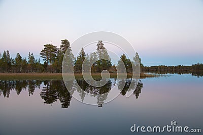 Norway Noth lake Stock Photo