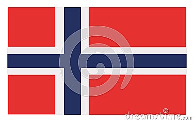 Flag Of Norway. Vector Illustration