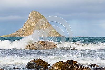 Norway small islands Stock Photo