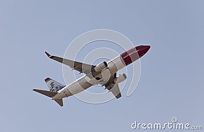 Norwegian Air - Boeing 737 Editorial Stock Photo