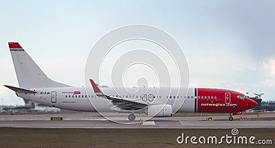 Norwegian Air Editorial Stock Photo