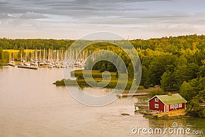 Norwegian coast Stock Photo