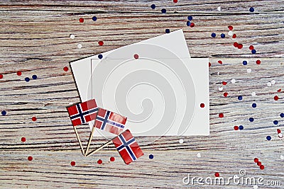 Norwegian independence day, Constitution day, may 17. holiday of freedom, victory and memory, day off. The concept of patriotism Stock Photo