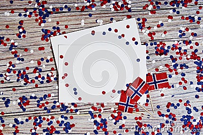 Norwegian independence day, Constitution day, may 17. holiday of freedom, victory and memory, day off. The concept of patriotism Stock Photo
