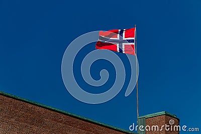 Norwegian Independence day 17 may norway norge norsk flag celebration holiday Stock Photo