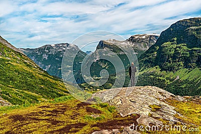 Norwegian landscape, scandinavia scenery, Norway Stock Photo