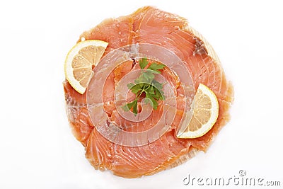 Norwegian salmon Stock Photo