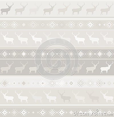 Norwegian seamless pattern. EPS 8 Vector Illustration