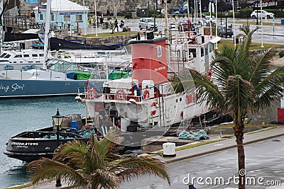 Bermuda- Royal Naval Dockyard Editorial Stock Photo