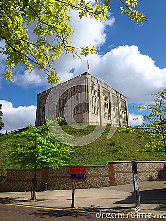 Norwich Castle Stock Photo