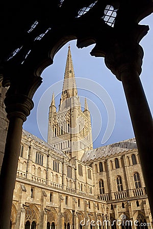 Norwich Cathedral - Norfolk - England Stock Photo