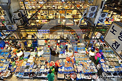 Noryangjin Fisheries Wholesale Market Editorial Stock Photo