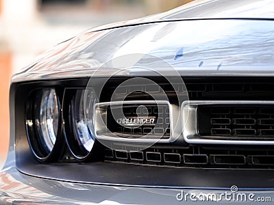 The nose of the car. Dodge Editorial Stock Photo