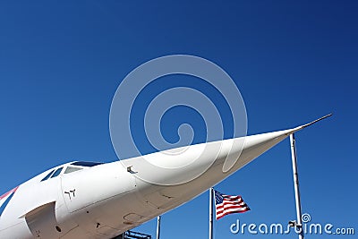 Nose of Concorde Editorial Stock Photo