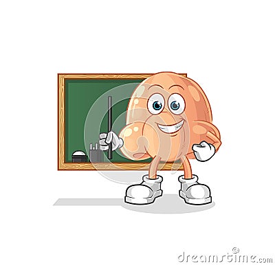 Nose teacher vector. cartoon character Stock Photo