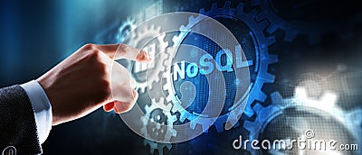 NoSQL. Database management systems. New data concept Stock Photo
