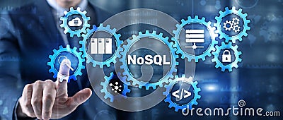 NoSQL principles for implementing database management mechanisms Stock Photo