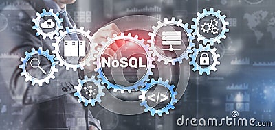 NoSQL principles for implementing database management mechanisms Stock Photo