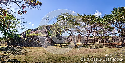 Nossa Senhora dos Remedios Fortress - Fernando de Noronha, Pernambuco, Brazil Stock Photo