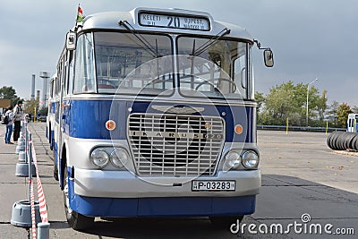 Nostalgia Ikarus bus 3 Editorial Stock Photo