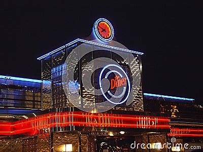 Nostalgic Diner Stock Photo