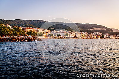 Nostalgic Turkish Summer Town Editorial Stock Photo