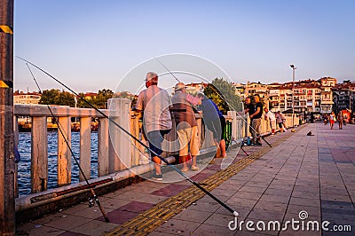 Nostalgic Turkish Summer Town Editorial Stock Photo