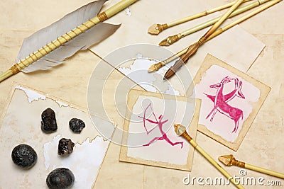 Nostalgic vintage still life Stock Photo