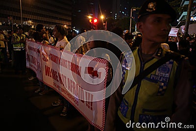 We Not Afraid Campaign after Jakarta Blast Editorial Stock Photo