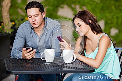 Not a great date Stock Photo