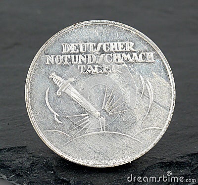 Not shameful coin Stock Photo