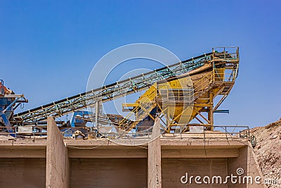 Not working heavy industrial machinery equipment Stock Photo