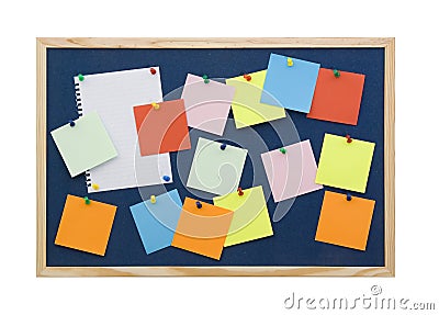 Note board Stock Photo