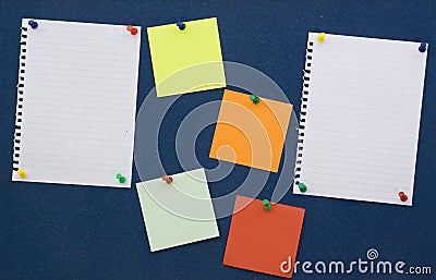 Note board Stock Photo