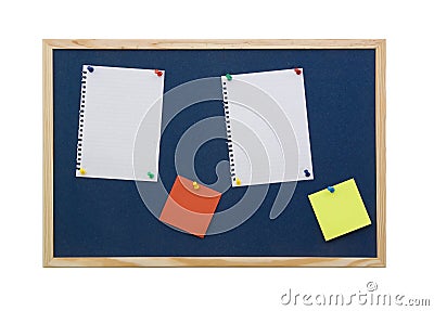 Note board Stock Photo