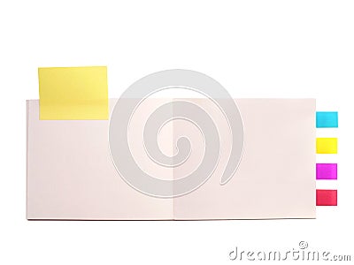 Note book note pad Stock Photo