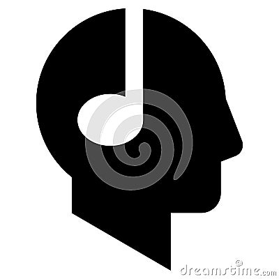 Note head Vector Illustration