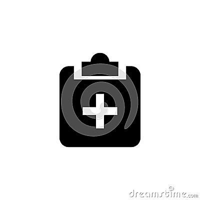 Note icon. Medical skill sign Cartoon Illustration