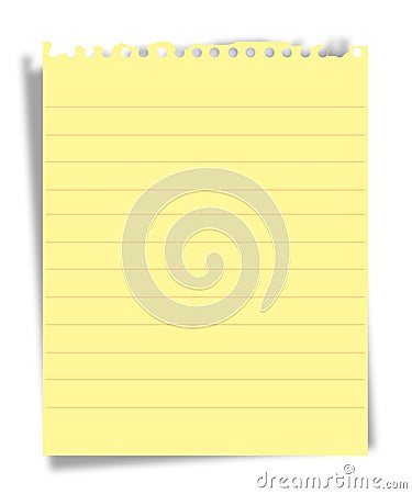 Note paper Stock Photo