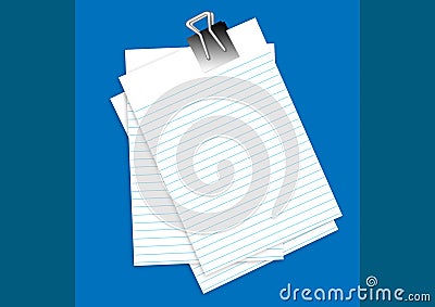 note papers Stock Photo