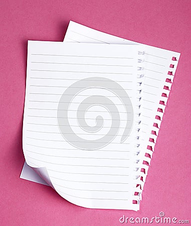 Note papers Stock Photo