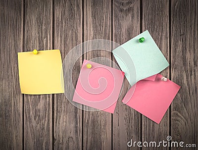 Note papers Stock Photo