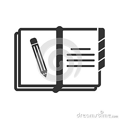 Note Write icon Vector Illustration