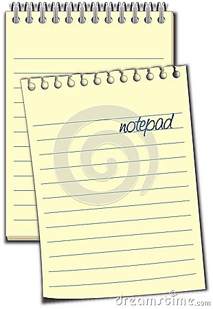 Notebook Stock Photo