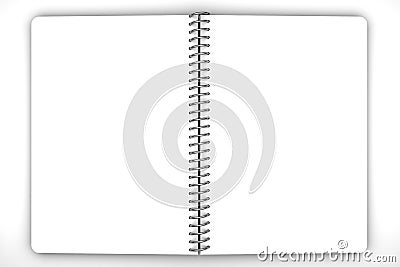 Notebook blank Stock Photo